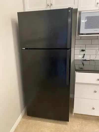 Black GE Fridge, View more