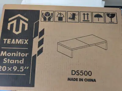 Teamix brand DS500 monitor stand riser, View more