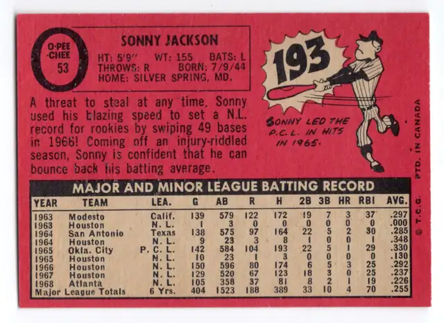 1969 O-Pee-Chee BASEBALL A L'UNITÉ SOLD BY UNIT NM SHAPE LOT 5 in Arts & Collectibles in Thetford Mines - Image 3
