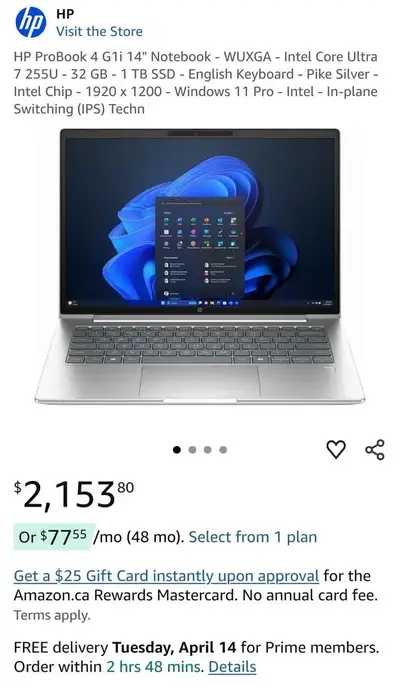 2026 HP G1i touchscreen laptop | 1TB SSD | 32 GB RAM| WIN 11 PRO, View more