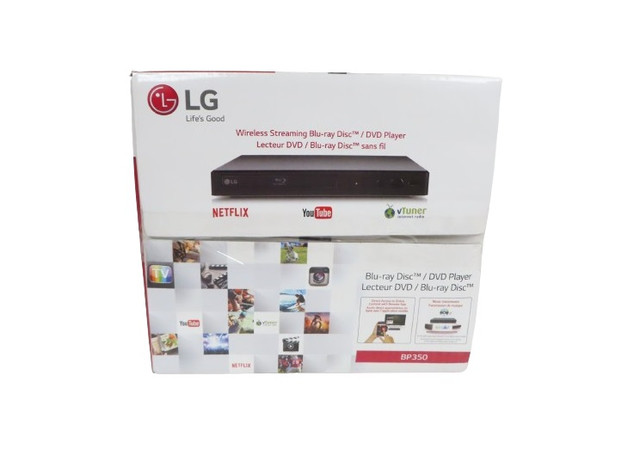 LG BP350 Blu-Ray Disc Player | Wi-Fi Smart Streaming in Video & TV Accessories in Oshawa / Durham Region