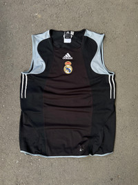 2004-2005 Real Madrid Adidas Training Vest Vintage