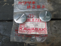 Kawasaki Motorcycle KS 125 LH Engine Cover Plug x2 - $20.00 obo