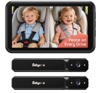 Brand New Babyvue BV6 Pro Wireless Dual Car Camera Baby Monitor, View more