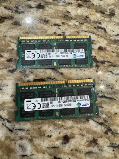 DDR3 Ram 4 gb x2 Samsung, View more