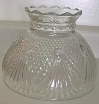 Vintage Glass Replacement Hurricane Lamp Shade