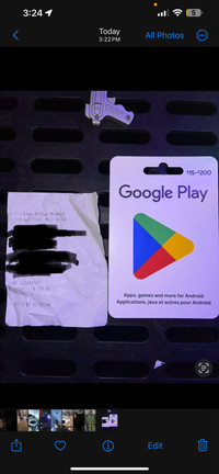 150$ google play gift card 