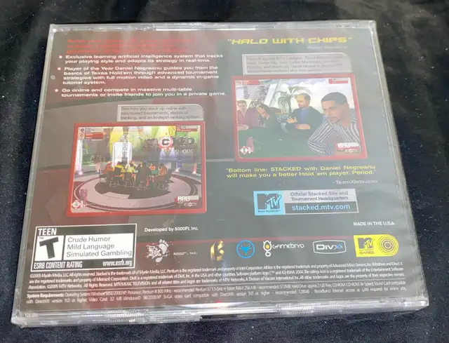 Daniel Negreanu Poker PC CD-Rom Game New Sealed  in PC Games in St. Catharines - Image 3