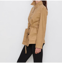 New Zara Denim belted jacket