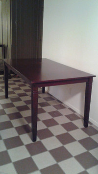 Wood Dining Table (with legs that detach for ease of moving)