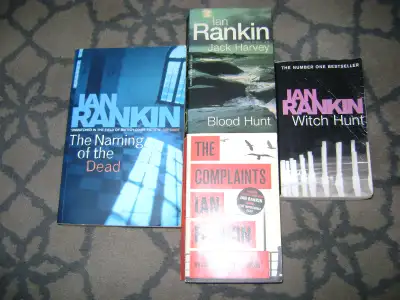 SOME GREAT BOOKS BY IAN RANKIN AT A GOOD PRICE PICKUP IN ORILLIA, View more