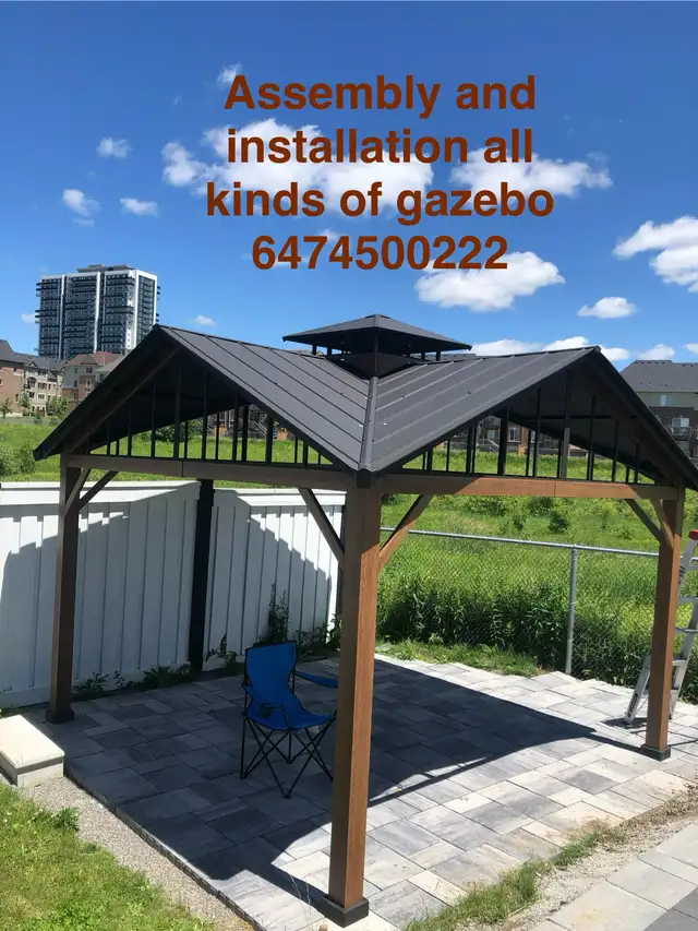 assembly of gazebo in Outdoor Tools & Storage in Markham / York Region - Image 5
