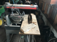 Radial arm saws