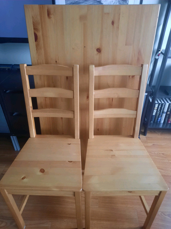 Ikea Jokkmokk Table, Four Chairs and Four Cushions. | Dining Tables ...