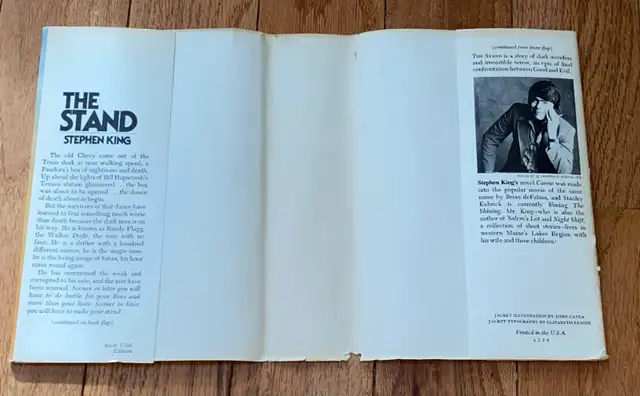 The Stand by Stephen King 1978, Hardcover Book Club 1st Edition in Fiction in St. Catharines - Image 8