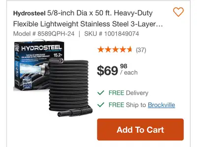 Hydrosteel Garden Hose, View more