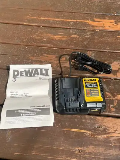 DeWalt DCB1104 12V/20V charger, View more