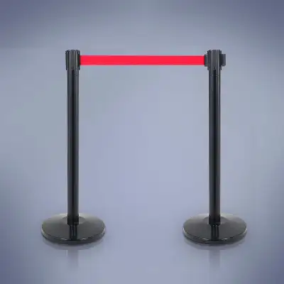 BLACK CROWD CONTROL STANCHION, View more