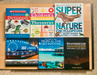 7 Variety Travel Books/Dictionary/Encyclopedia/Thesaurus