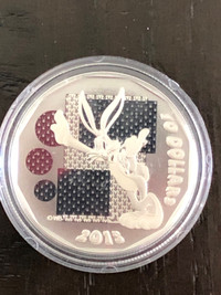 2015 $10 silver looney tunes coin