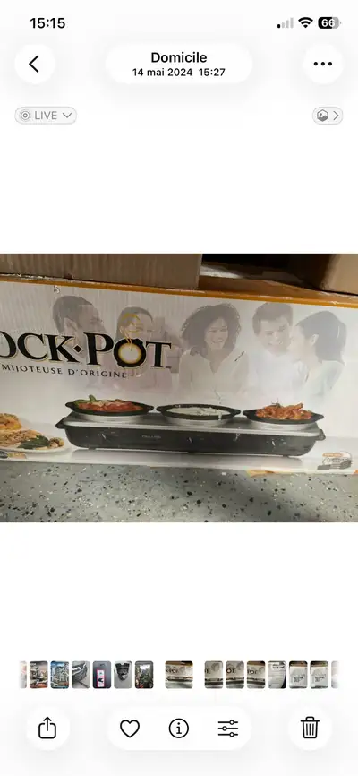 crock pot triple. mijoteuse , View more