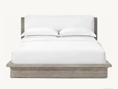 Selling beautiful RH Nicolo Queen bed frame. Purchased at the end of 2022, in like new condition wit...