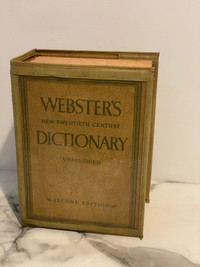 “Webster’s Dictionary, Unabridged, Second Addition, 1967” 