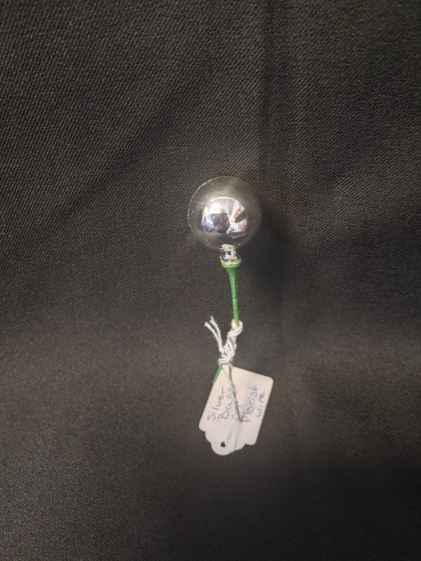 Silver Plastic Ball on Stick in Hobbies & Crafts in Woodstock