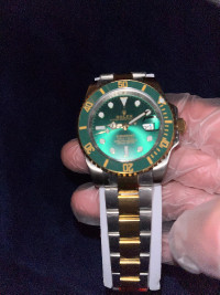 R O L E X Submariner Oyster Perpetual Date (Two-Tone Green)