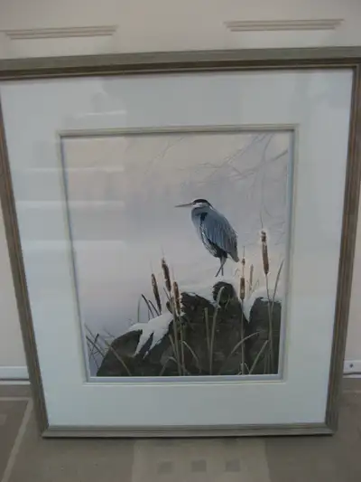 FROM MY LARGE LYMAN COLLECTION, HERE IS A FRAMED LIMITED EDITION LITHOGRAPH OUT OF A SMALL EDITION O...