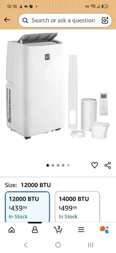 1200 btu portable air conditioner, View more