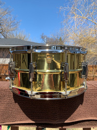LUDWIG 6.5x14 SUPER BRASS snare drum MINT Pearl DW Yamaha