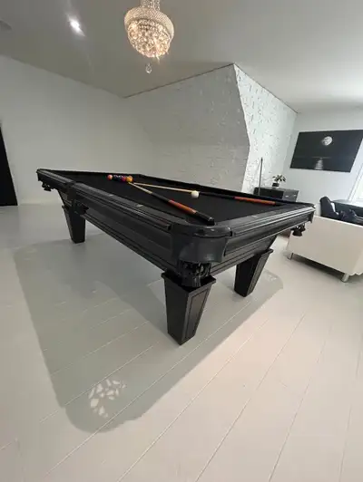 New 1" Slate Pool Tables - Solid Wood - Installation Included!, View more