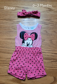 0-3 Month Baby Girls Clothing, $5.00 Each - St.Thomas 