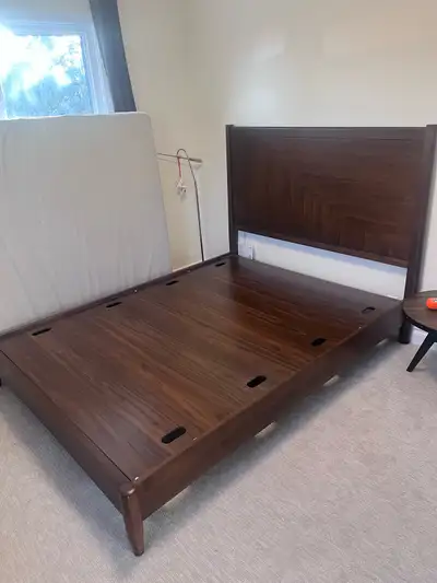 Costco Northridge Home Queen Solid Wood Bed Fram, View more