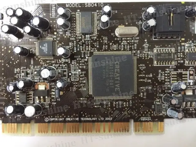 CREATIVE LABS SOUND BLASTER CARD SB0410 PCI 7.1 24Bit sound card in Other in City of Toronto - Image 5
