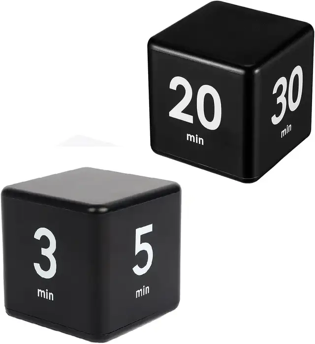 2-Pack Time Timer Cube Kitchen Timers in Kitchen & Dining Wares in City of Toronto - Image 2