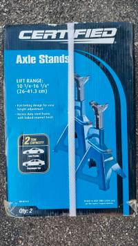 Axle Stands- 2 ton - New in Box