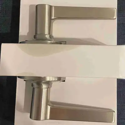 ReliaBilt - Poignée de porte Lyre / zinc nickel satiné, View more