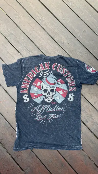 AFFLICTION AMERICAN CUSTOMS T-SHIRT, View more