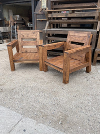 Muskoka style chair hardwood oaks and maples