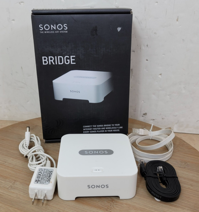 Sonos Bridge White Sonos Wireless Network SW v4.0 Bridgus1, View more
