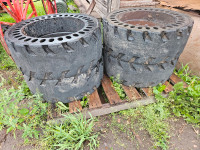Solid Airless Skid Steer Bobcat Tires