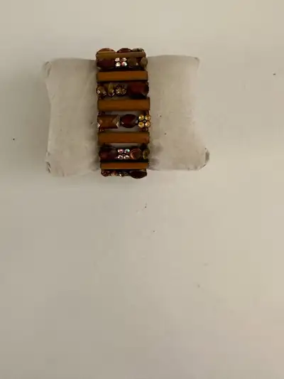 Tile Beaded Cuff Bracelet, View more