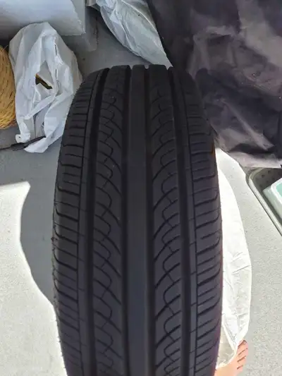All season tires. Tires are used but still have some life left in them, perfect for getting through...