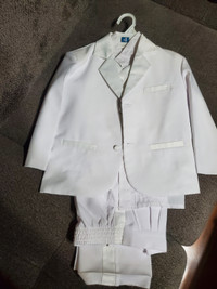 White size 4 suit