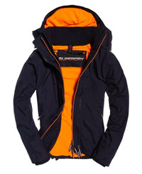 Mens Superdry Pop Zip Hooded Arctic SD-Windcheater Jacket