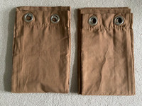 NEXT brown FX suede curtains 53 inches x 90 inches 135 cms x 229