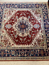 100% Wool Carpet  Square 5’10” x 5’10”