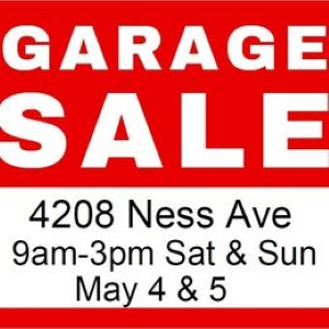 Massive 5-Family Garage Sale!
